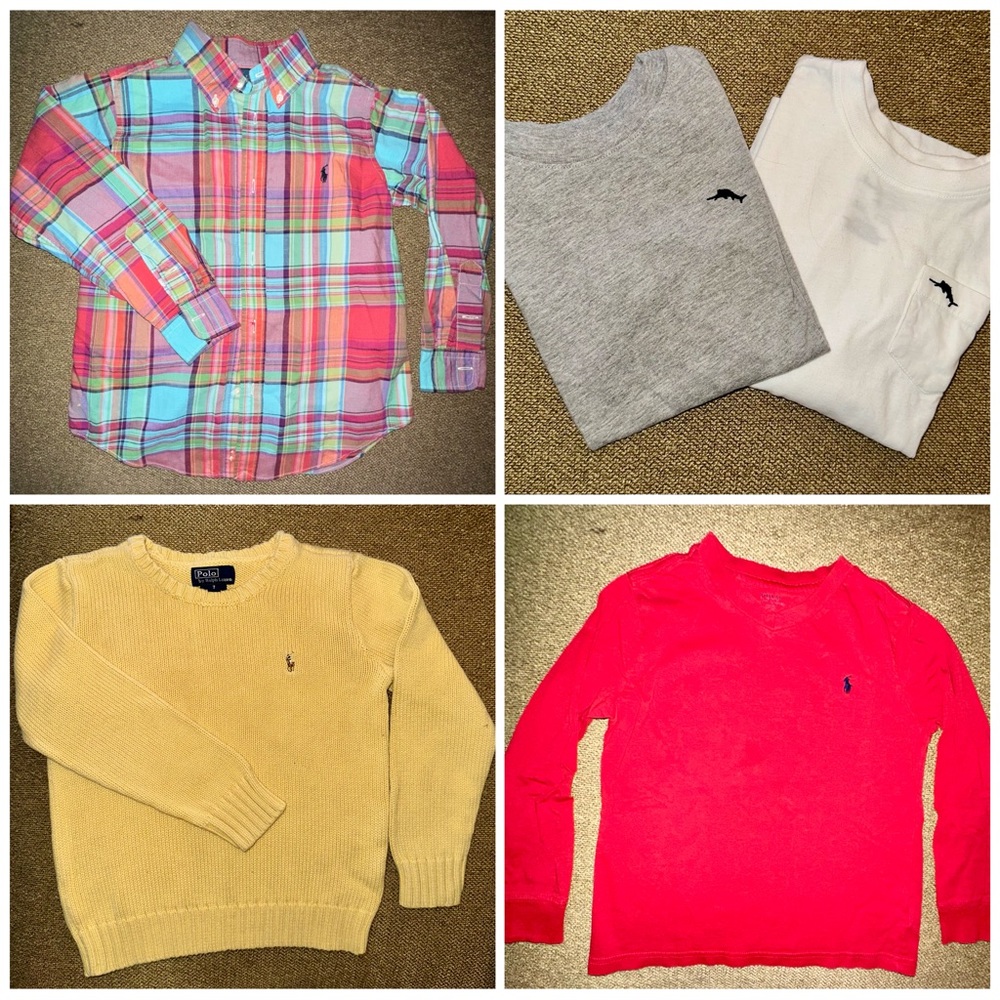 ‼️LOT‼️ Ralph Lauren Polo Clothing Lot Size 6/7 (Small)